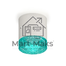 Светильник Ambrella Light XS7401023 SWH/BL белый песок/голубой MR16 GU5.3 (C7401, N7194)