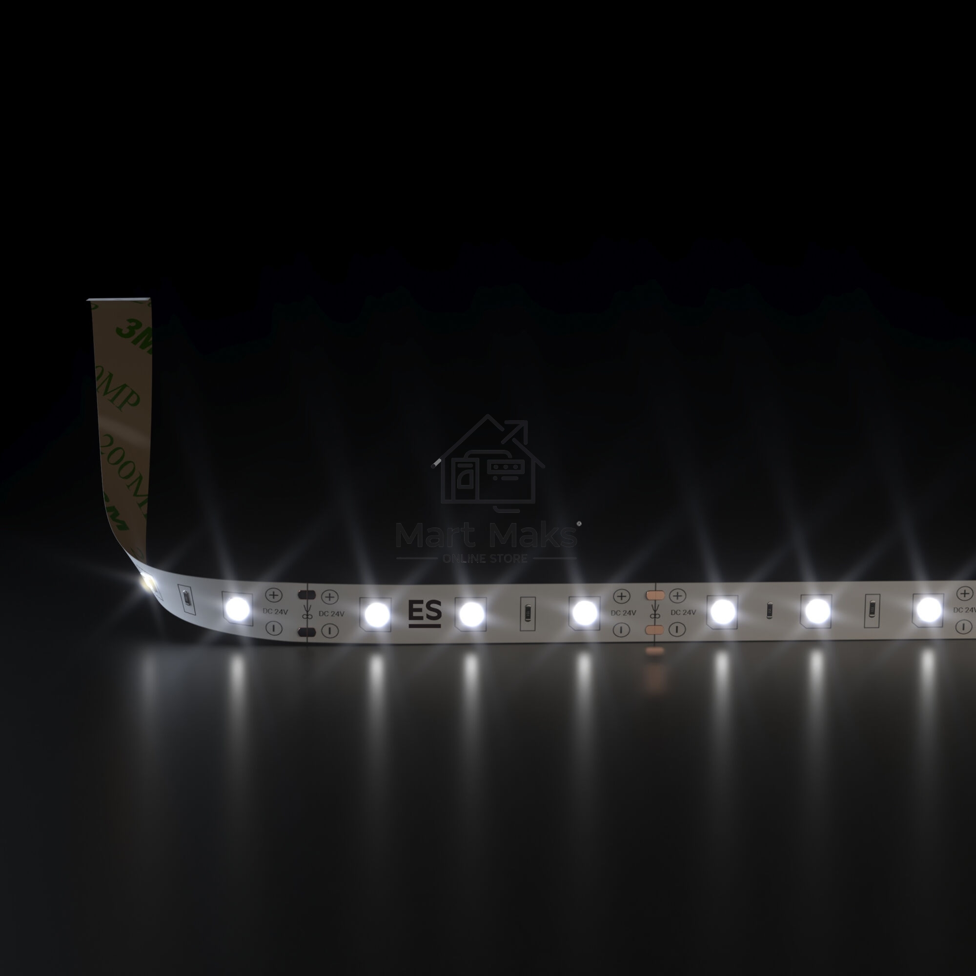 Лента светодиодная 2835 24V 60Led 4,8W IP20 / 60Led 4,8W IP20 4200K дневной белый