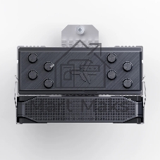 Кулер для процессора JONSBO PISA A4 (250W, 4-pin PWM, 153mm, Al/Cu, 4x6mm, 1x120mm, 81.27CFM, 36.8dBA, 1850RPM, S: 1851/1700/1200/115X/2011, AM4/AM5 Grey)