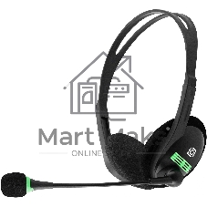 Гарнитура Oklick HS-M100 чёрный, проводная, 3.5 мм