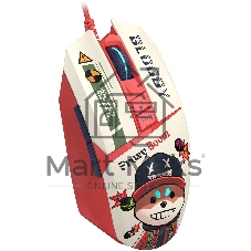 Мышь проводная A4Tech Bloody W63 Max Proxy Boom бежевый/красный, 12000 dpi, USB, кнопки - 9