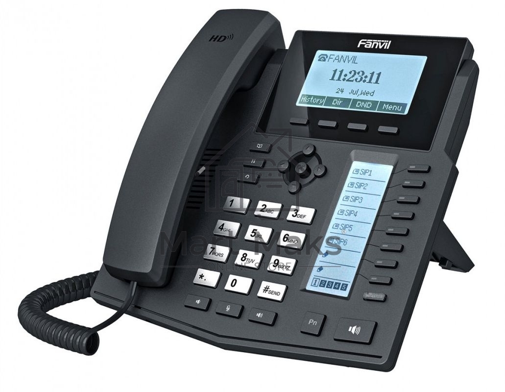 Телефон IP Fanvil X5U 16 линий, цветной экран 3.5