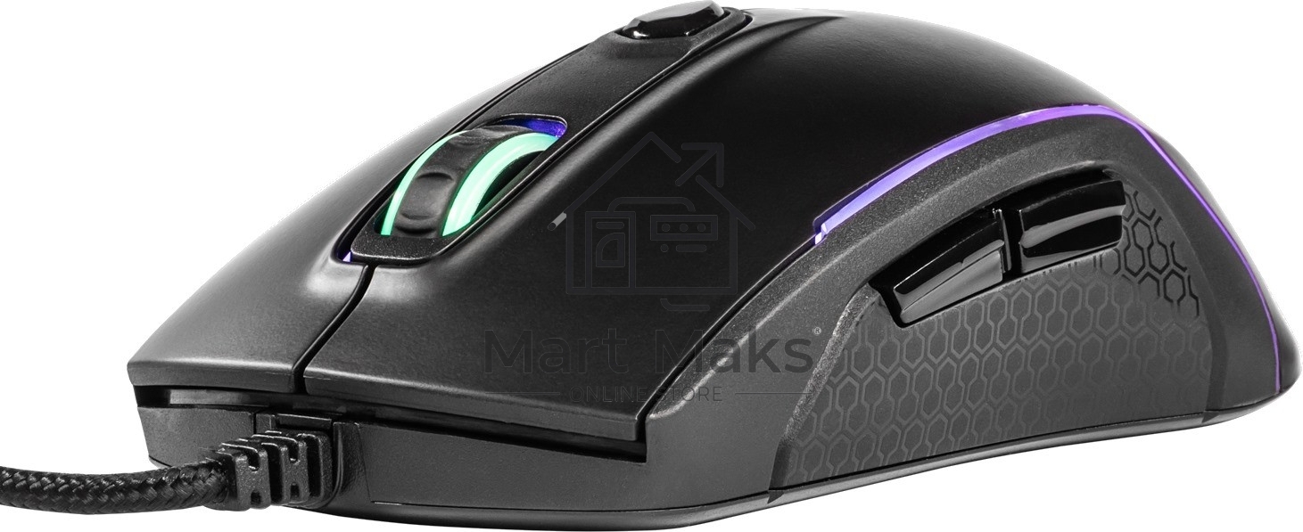 Мышь проводная Harper Gaming Kickback GM-P05 черный, 10000 dpi, USB, кнопки - 8