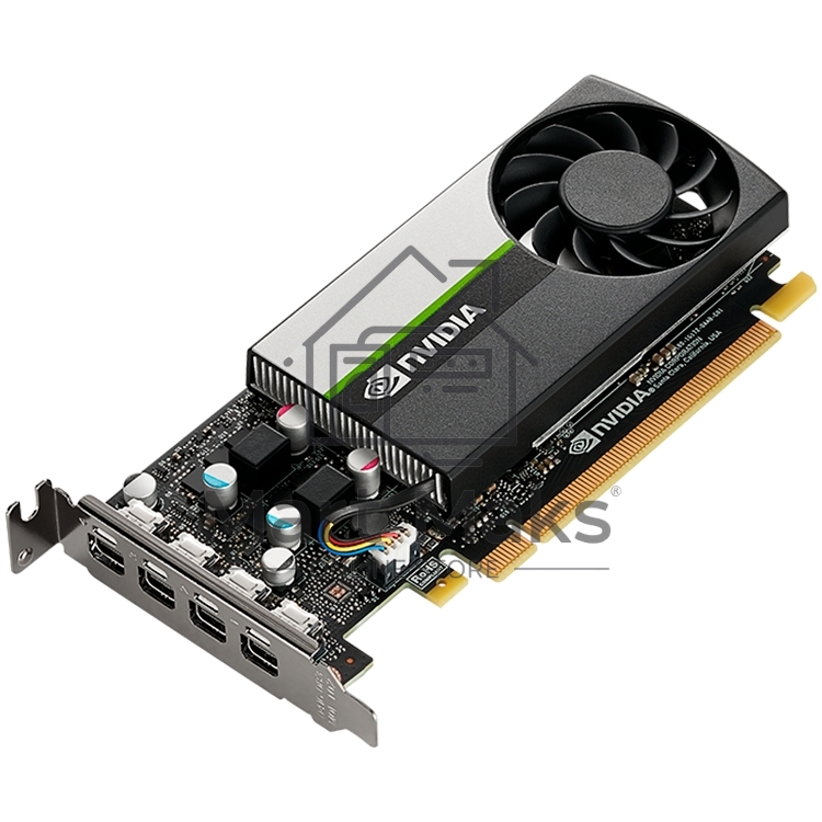 Видеокарта PNY GPU NVIDIA VCNT1000-8GB-SB PCI-Express 3.0 x16, LP8 GB GDDR6 128-bit, 4x Mini DP 1.4, 1x LP bracket.