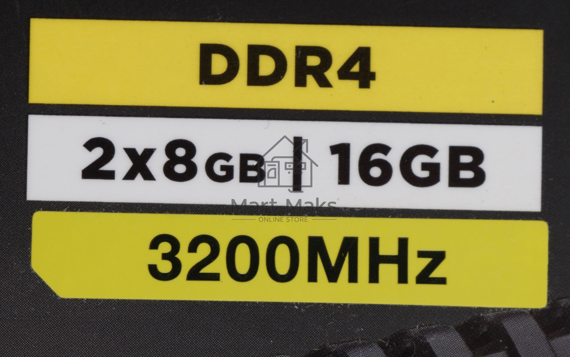 Оперативная память Corsair Vengeance LPX, DDR4, 16GB (2x8GB), 3200MHz, CL16, DIMM, с радиаторами, черный