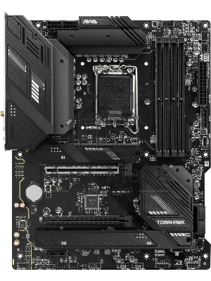 Материнская плата MSI MAG B760 TOMAHAWK WIFI, LGA 1700, Intel B760, 4xDDR5, 4xSATA, 3xM.2, 1xPCI-E 3.0 x4, 1xPCI-E 5.0 x16, 1xHDMI, 1xDP, 1xUSB Type-C, 1x2.5Gb LAN, 4xUSB-A 2.0, 4xUSB-A 3.2 Gen 2, 5x3.5 мм, 7.1, Standard-ATX