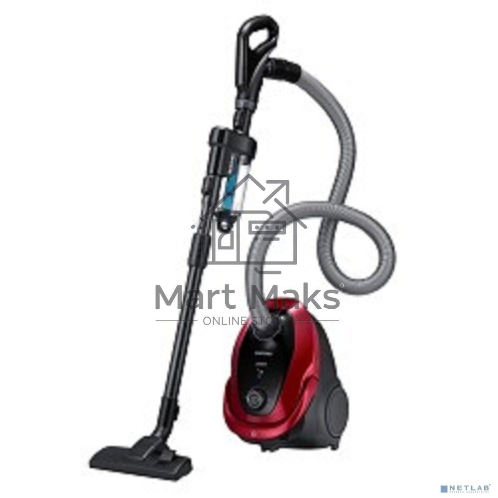Пылесос Samsung VC20M257AWR красный, 460/2000 Вт, уборка сухая, пылесборник мешок 2.5 л