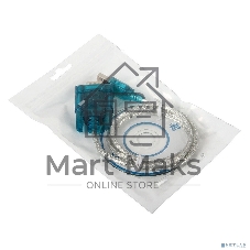 ORIENT USS-102N, кабель-адаптер USB Am to RS232 DB9M (WCH CH340, поддержка Win 8.x/10), 0.8м, крепеж разъема - винты