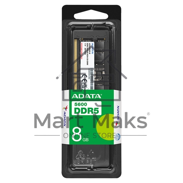 Оперативная память ADATA, DDR5, 8GB (1x8GB), 5600MHz, CL46, UDIMM