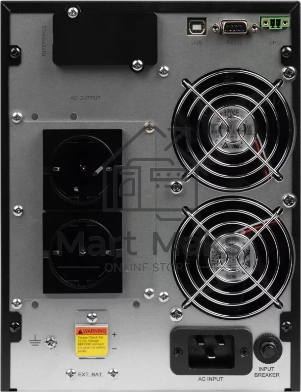 Источник бесперебойного питания Smartwatt XPERT 3kVA 2700Вт 3000ВА черный