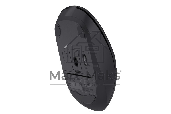 Мышь беспроводная A4Tech Fstyler FB12 черный, 1200 dpi, радиоканал, Bluetooth, USB, кнопки - 3