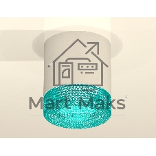 Светильник Ambrella Light XS7401023 SWH/BL белый песок/голубой MR16 GU5.3 (C7401, N7194)