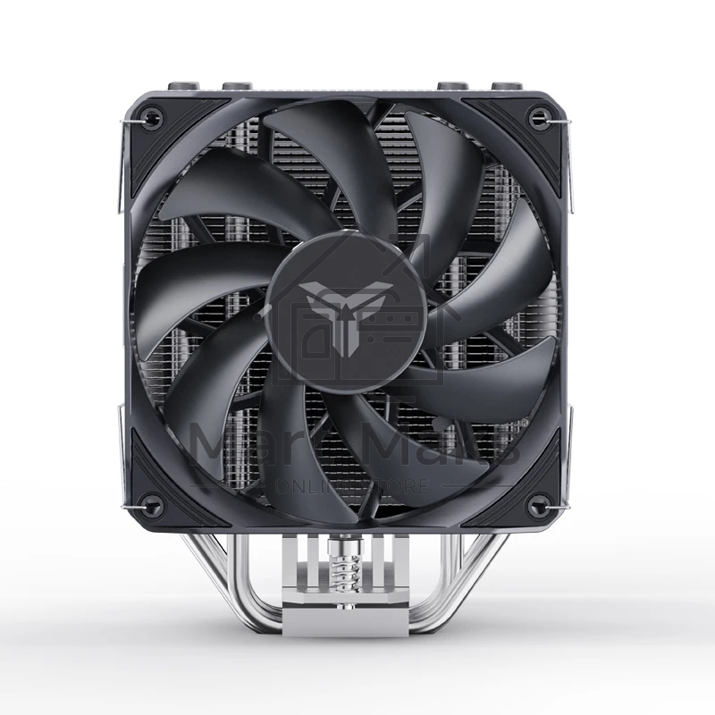 Кулер для процессора JONSBO PISA A4 (250W, 4-pin PWM, 153mm, Al/Cu, 4x6mm, 1x120mm, 81.27CFM, 36.8dBA, 1850RPM, S: 1851/1700/1200/115X/2011, AM4/AM5 Grey)