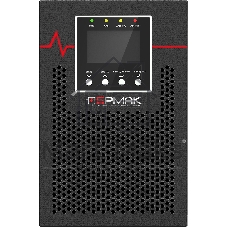 ИБП ЕРМАК ОНЛАЙН 1 Н ПРО, двойного преобразования, 1 кВА / 1 кВт, напольный, 9А-ч * 3 шт, IEC С13 * 4 (или Schuko * 2), ЖК дисплей, EPO, USB порт, RS232 порт, слот карты расширения, черный металлический корпус, Г*Ш*В(мм) 145*354*224, вес 11.5 кг.