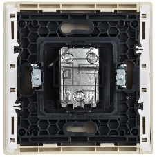 Розетка TV проходная IEK FORTE&PIANO FP429 ваниль