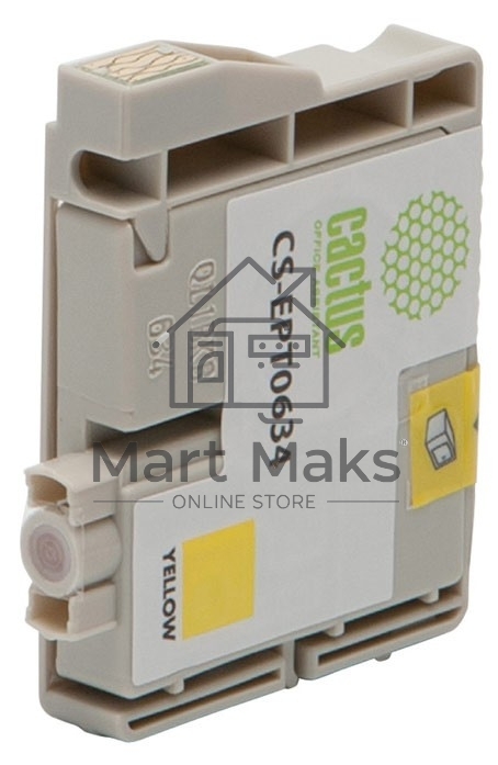 Картридж струйный Cactus CS-EPT0634 желтый (10 мл) для Epson Stylus C67/C87/CX3700/CX4100/CX4700