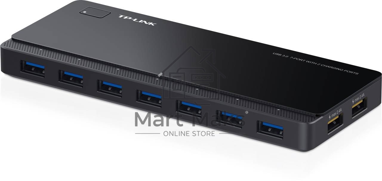 Сетевое оборудование TP-Link UH720 7 ports USB 3.0 Hub with 2 power charge ports (2.4A Max), Desktop, a 12V/4A Power Adapter included