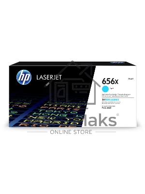 Картридж лазерный HP 656X голубой для HP CLJ M652/M653 (CF461X) 22000 стр