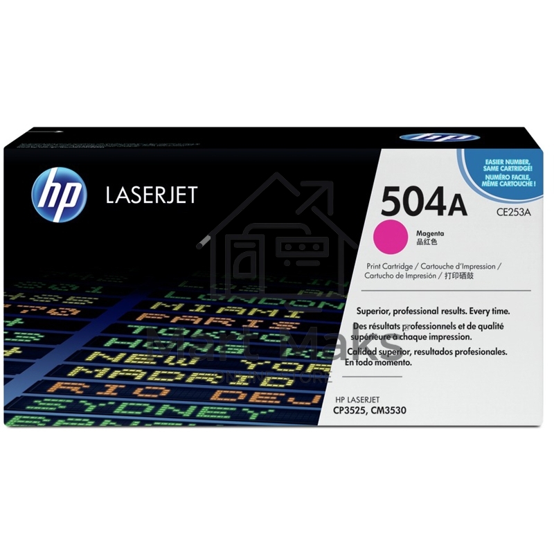 Картридж лазерный HP CE253A пурпурный CLJ CM3530/CP3525 (7000стр.)