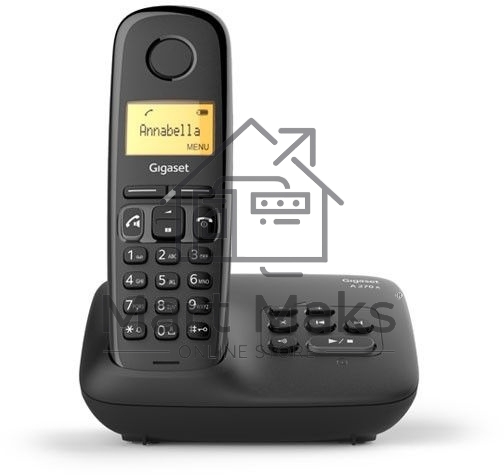 Радиотелефон Dect Gigaset A270A AM RUS черный автооветчик АОН