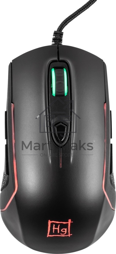 Мышь проводная Harper Gaming Kickback GM-P05 черный, 10000 dpi, USB, кнопки - 8