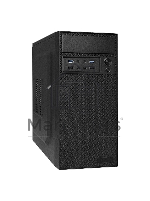 Компьютерный корпус Minitower ExeGate EX291271RUS BAA-109U2 (mATX, без БП, 2*USB+2*USB 3.0, аудио, черный)