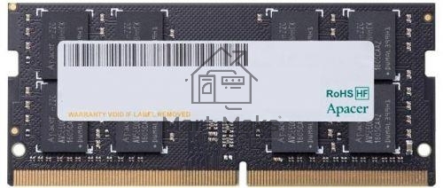 Оперативная память Apacer, DDR4, 8GB (1x8GB), 2666MHz, CL19, SO-DIMM
