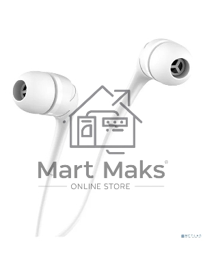 Наушники проводные-вставки с микрофоном Hoco M40 белый