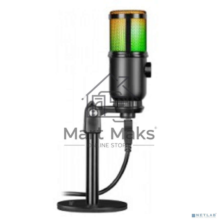 Игровой стрим микрофон Defender Glow GMC 400 USB, провод 1.3 м