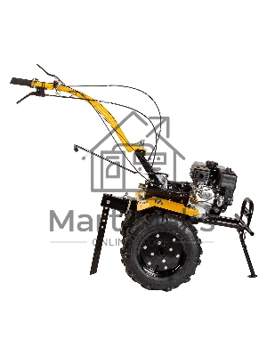 Мотоблок DPT-270X, 7 л.с., диск.сцеп, шир 90 см, глуб 35 см, фрез 3х4, ВОМ, передачи 2В/1Н Denzel