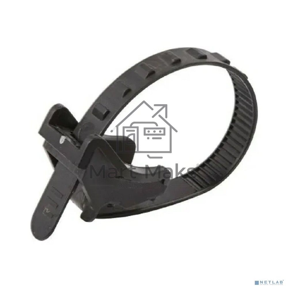 Подвес для крепления кабеля к тросу Rexant 160 х 12 мм, черный (упак. 100 шт)