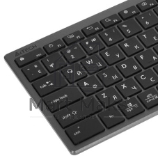 Клавиатура A4Tech Fstyler FBX51C беспроводная, Bluetooth, радиоканал, серый