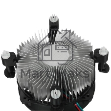 Кулер для процессора DEEPCOOL ALTA 9 PWM 1700 черный, 92 мм, алюминий, 2200 об/мин, 31.8 дБ, 4 pin, 65 Вт, 69 мм