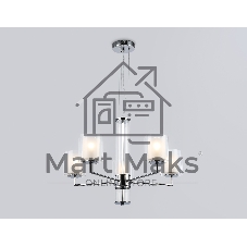 Люстра Ambrella light LH56001/5 СH/FR хром/белый матовый E14*5 max 40W D640*1260