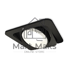Комплект встраиваемого поворотного светильника Ambrella light XC7659020 SBK/SWH черный песок/белый песок MR16 GU5.3 (C7659, N7030)