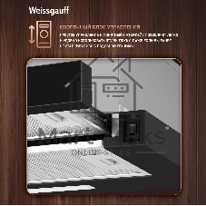 Вытяжка Weissgauff TEL 500 Black Glass