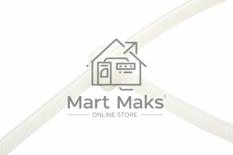 Хомут-стяжка кабельная нейлоновая Rexant 150 x3,6 мм, белая, упаковка 100 шт.