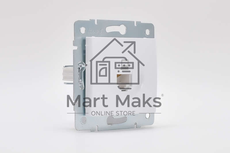 Механизм розетки компьютерн. 1-м СП KARINA RJ45 бел. LEZARD 707-0288-139