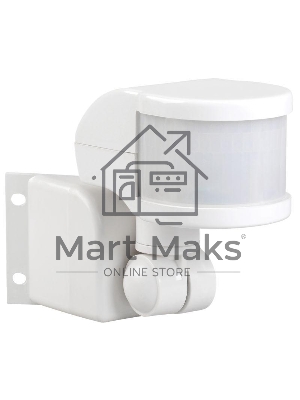Датчик движения Iek LDD10-018B-1100-001 ДД 018В белый, макс. нагрузка 1100Вт, угол обзора 270град., дальность 12м, IP44, ИЭК