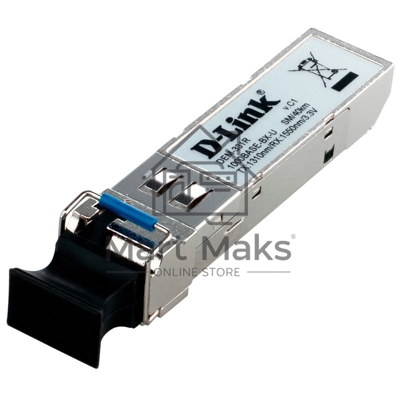 Модуль D-Link DEM-331R/D1A WDM SFP-трансивер с 1 портом 1000BASE-BX-U (Tx:1310 нм, Rx:1550 нм)