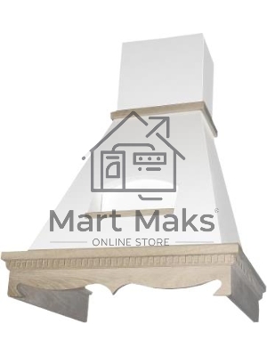 Вытяжка каминная Elikor Бельведер 60П-650-П3Д бежевый/дуб, 60 см, 650 куб. м/ч, 60 дБ