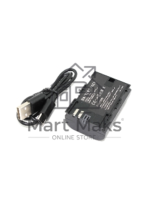 Аккумуляторная батарея для фотоаппарата Canon EOS 5D Mark II (LP-E6 Pro) USB Type-C 7.4V 1600mAh