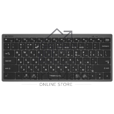 Клавиатура A4Tech Fstyler FBX51C беспроводная, Bluetooth, радиоканал, серый