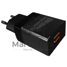Сетевое зарядное устройство MORE CHOICE NC85a 1USB+1Type-C 3.0A PD 20W+QC3.0 Type-C Type-C, черный