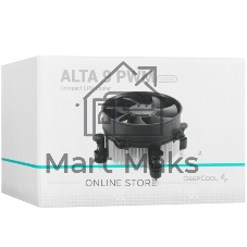 Кулер для процессора DEEPCOOL ALTA 9 PWM 1700 черный, 92 мм, алюминий, 2200 об/мин, 31.8 дБ, 4 pin, 65 Вт, 69 мм