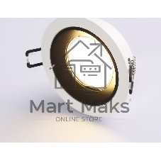 Светильник встраиваемый A8921 WH/BK белый/черный MR16 GU5.3 D92*24