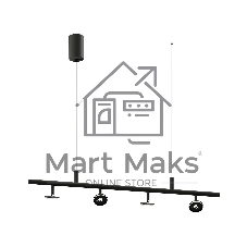 Корпус светильника C9002/4 SBK черный песок 800*60*1200mm MR16 GU5.3/4