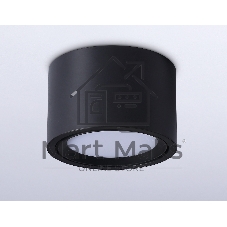 Светильник накладной TN6808 BK черный GX53 D100*65