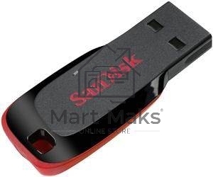 Флешка USB R/W R/W Sandisk 64Gb Cruzer Blade SDCZ50-064G-B35 USB2.0 черный/красный