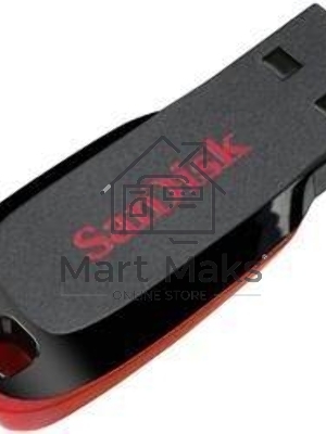 Флешка USB Sandisk 64Gb Cruzer Blade SDCZ50-064G-B35 USB 2.0 черный/красный